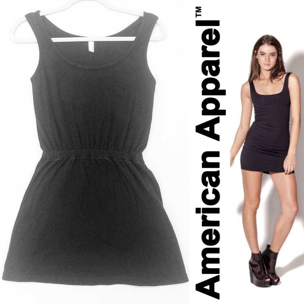 American Apparel Women’s Black Tank Dress M